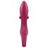 Satisfyer Embrace Me - vibracijski stimulator za klitoris in točko G - rdeč