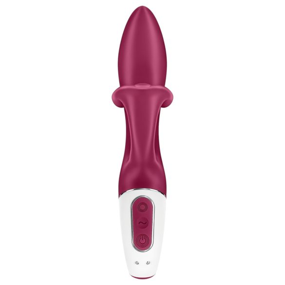 Satisfyer Embrace Me - vibracijski stimulator za klitoris in točko G - rdeč