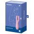 Satisfyer Threesome 3 - vibrator za klitoris - akumulatorski - roza