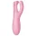 Satisfyer Threesome 4 - aplikacijo upravljan vibrator za klitoris (roza)