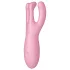 Satisfyer Threesome 4 - aplikacijo upravljan vibrator za klitoris (roza)
