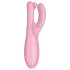 Satisfyer Threesome 4 - aplikacijo upravljan vibrator za klitoris (roza)