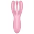 Satisfyer Threesome 4 - aplikacijo upravljan vibrator za klitoris (roza)
