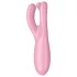 Satisfyer Threesome 4 - aplikacijo upravljan vibrator za klitoris (roza)