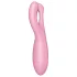 Satisfyer Threesome 4 - aplikacijo upravljan vibrator za klitoris (roza)