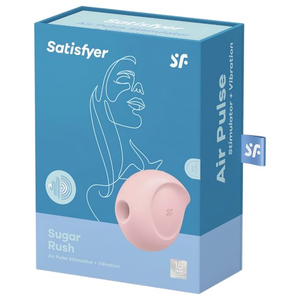 Satisfyer Sugar Rush - vibrator za klitoris z zračnimi valovi - roza
