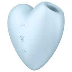   Satisfyer Cutie Heart - klitoralni stimulator z zračnimi valovi - modra