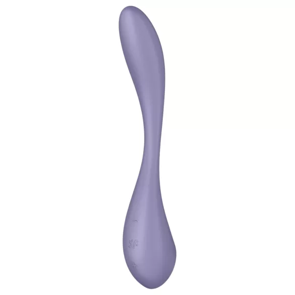 Satisfyer G-spot Flex 5 - vibrirajoči stimulator G-točke z upravljanjem prek aplikacije (vijoličen)