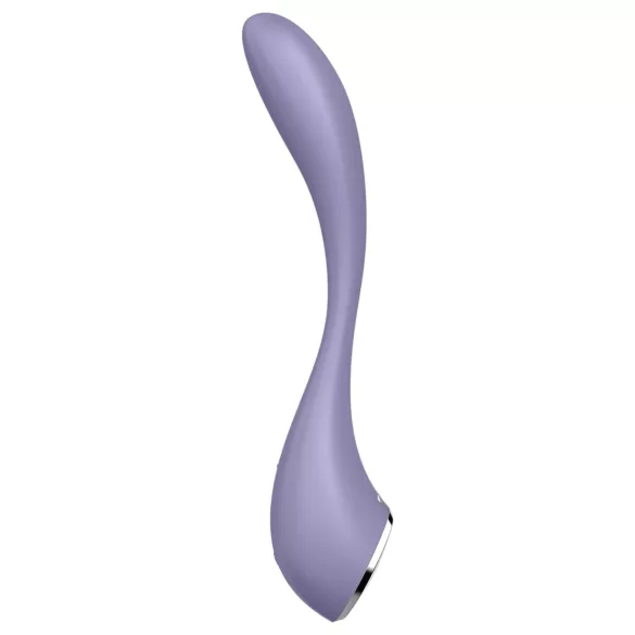 Satisfyer G-spot Flex 5 - vibrirajoči stimulator G-točke z upravljanjem prek aplikacije (vijoličen)