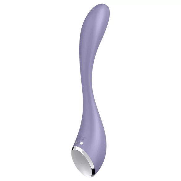 Satisfyer G-spot Flex 5 - vibrirajoči stimulator G-točke z upravljanjem prek aplikacije (vijoličen)