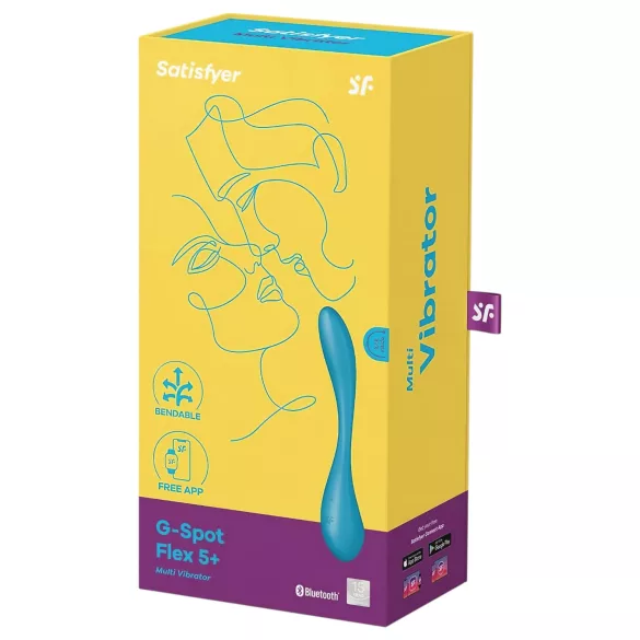 Satisfyer - G-točka vibrator - upogljiv - zelena