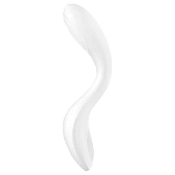 Satisfyer Rrrolling - vibrator za G-točko z gibljivo kroglico (bel)