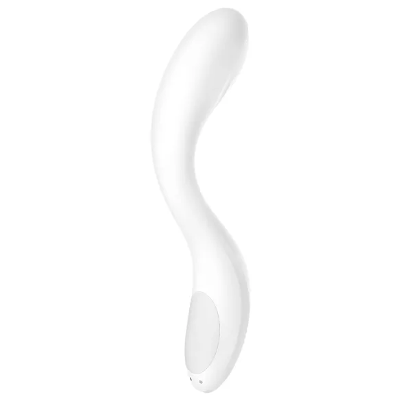 Satisfyer Rrrolling - vibrator za G-točko z gibljivo kroglico (bel)