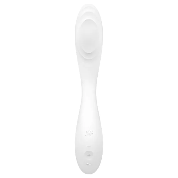 Satisfyer Rrrolling - vibrator za G-točko z gibljivo kroglico (bel)