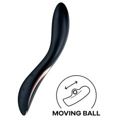 Satisfyer Rrrolling - gibljiv G-točkovni vibrator (črn)