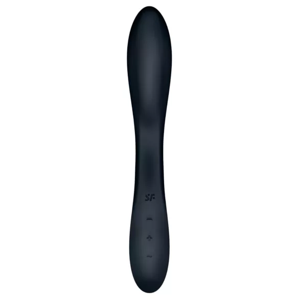 Satisfyer Rrrolling - G-točkovni vibrator z gibljivo kroglico - črn
