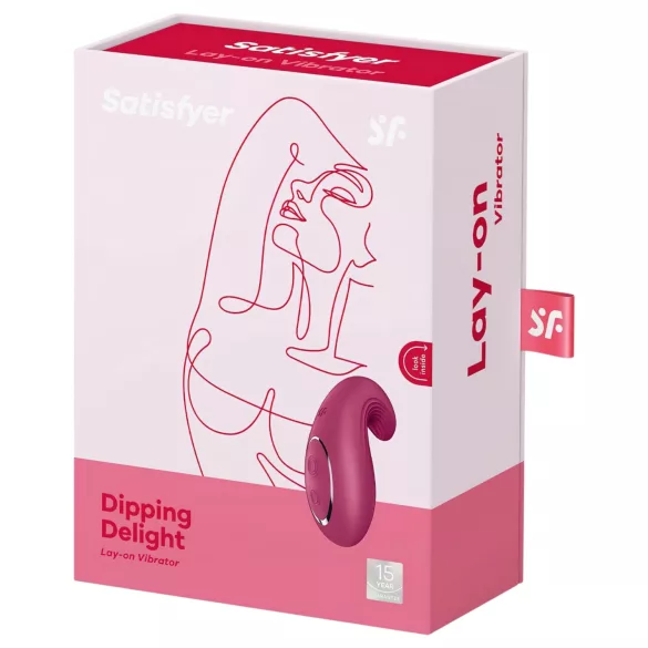 Satisfyer - vibratorski stimulator klitorisa - polnilen - rdeč