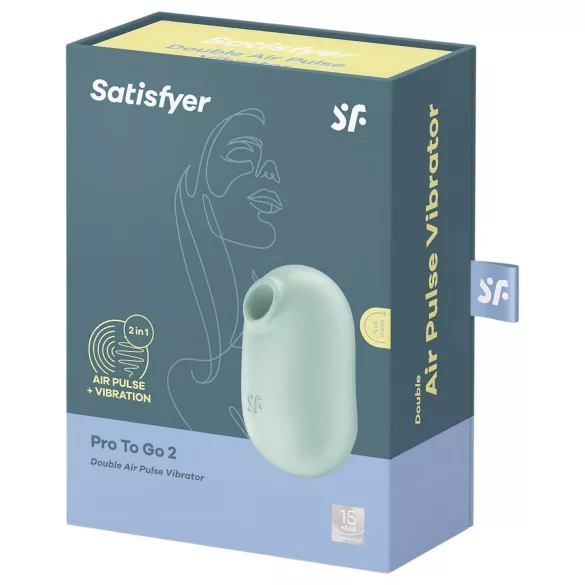 Satisfyer Pro To Go 2 - polnljivi stimulator za klitoris z zračnimi valovi