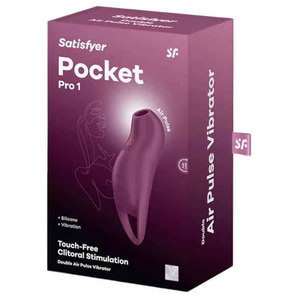 Satisfyer Pocket Pro 1 - akumulatorski stimulator klitorisa z zračnimi valovi