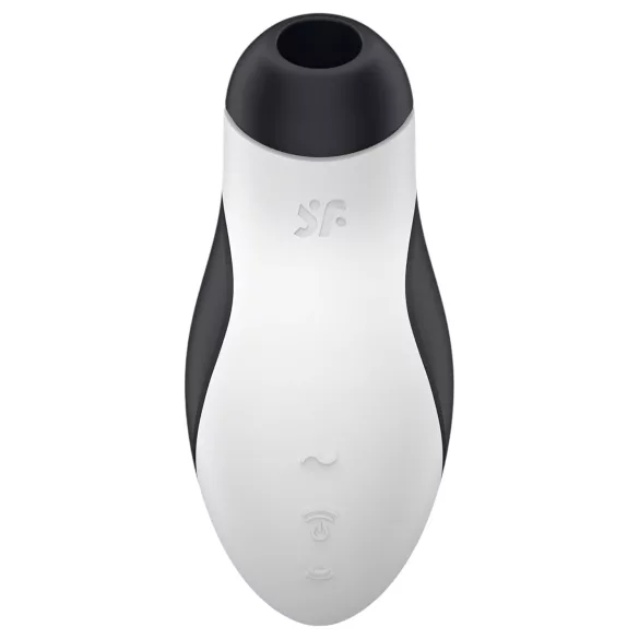 Satisfyer Orca - vodotesni stimulator klitorisa na zračne valove - črno-bel