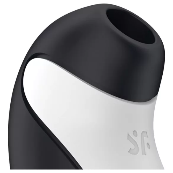 Satisfyer Orca - vodotesni stimulator klitorisa na zračne valove - črno-bel