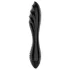 Satisfyer Dazzling Crystal 1 - stekleni dildo z dvema koncema - črn