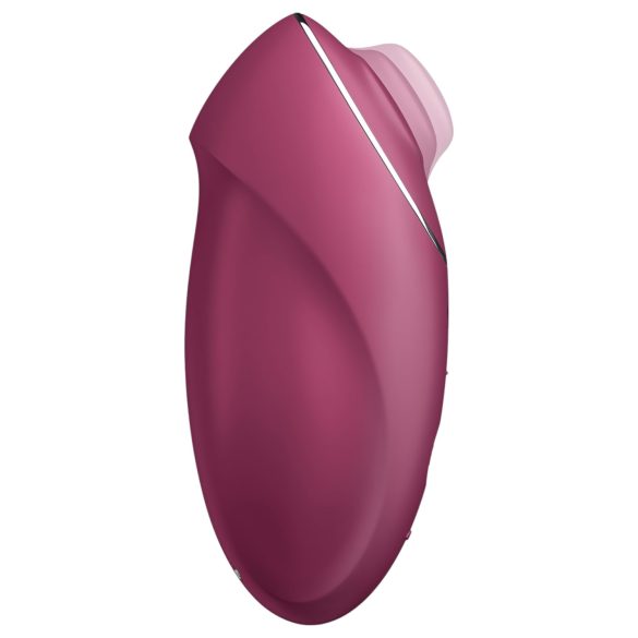 Satisfyer Tap & Climax 1 - 2v1 vibrator in stimulator klitorisa (rdeč)