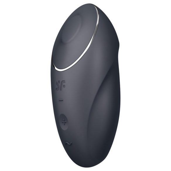 Satisfyer Tap & Climax 1 - 2v1 klitoralni vibrator (črna)