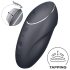 Satisfyer Tap & Climax 1 - 2v1 klitoralni vibrator (črna)