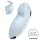 Satisfyer - 2v1 vibrator in stimulator za klitoris - modra