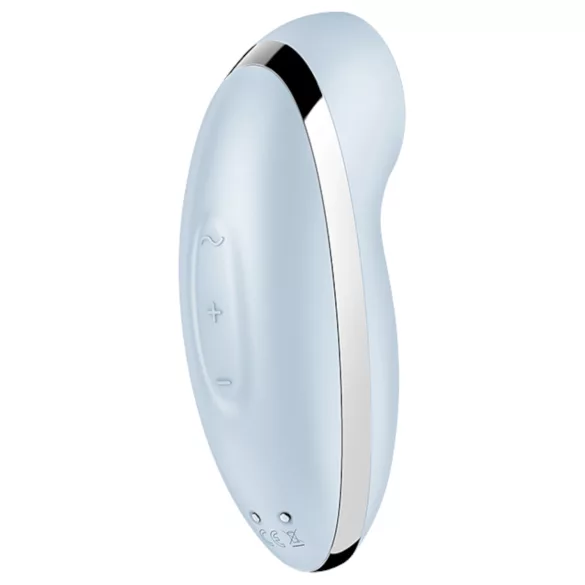 Satisfyer - 2v1 vibrator in stimulator za klitoris - modra