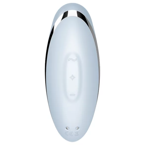Satisfyer - 2v1 vibrator in stimulator za klitoris - modra