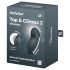 Satisfyer Tap & Climax 2 - 2v1 vibro za klitoris (siva)