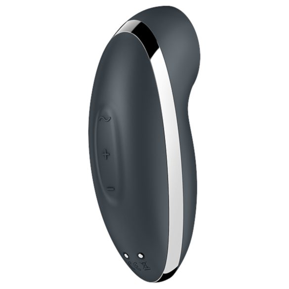 Satisfyer - 2v1 klitoralni vibrator - tap & climax 2 - siva