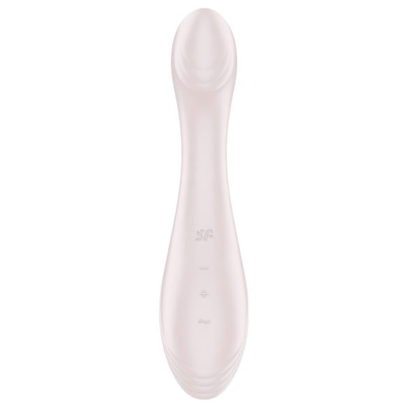 Satisfyer G-Force - vibrator za G-točko - polnjenje USB, vodoodporen - bež