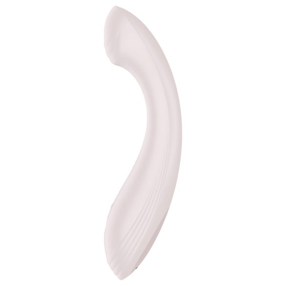 Satisfyer G-Force - vibrator za G-točko - polnjenje USB, vodoodporen - bež