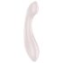 Satisfyer G-Force - polnilni, vodoodporni G-točkovni vibrator (bež)