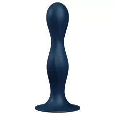   Satisfyer Double Ball-R - vaginalne kroglice - anatomska oblika - modra