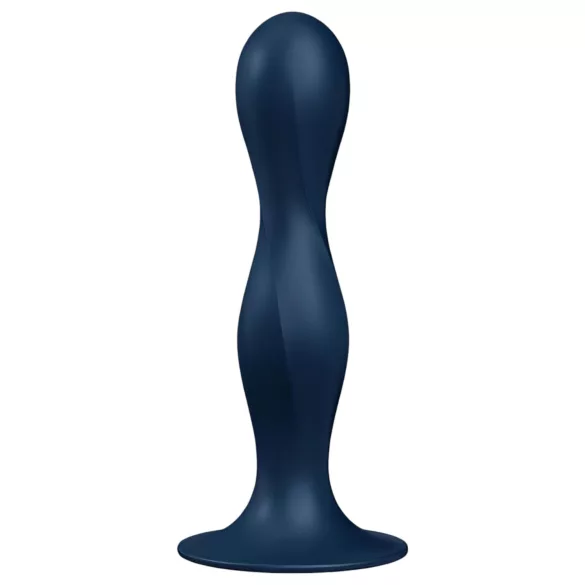 Satisfyer Double Ball-R - vaginalne kroglice - anatomska oblika - modra
