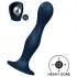 Satisfyer Double Ball-R - vaginalne kroglice - anatomska oblika - modra