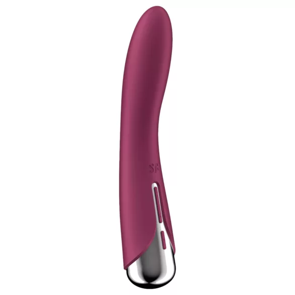 Satisfyer - G-točka vibrator s vrtečo glavo - rdeča