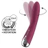 Satisfyer - G-točka vibrator s vrtečo glavo - rdeča