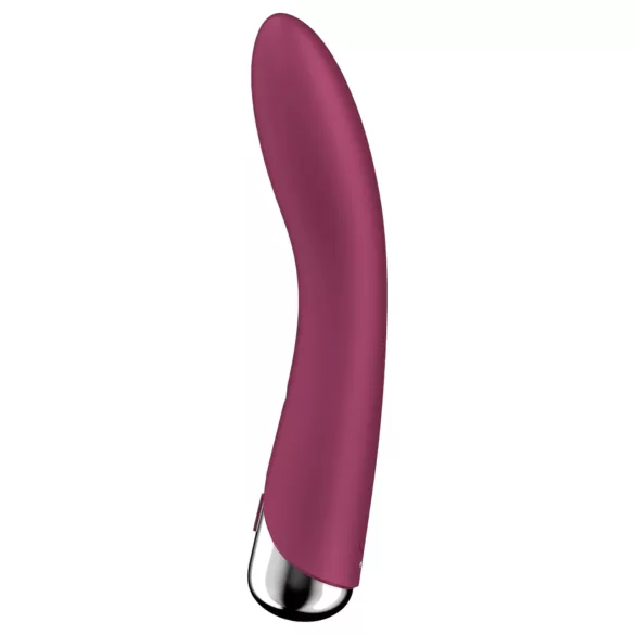 Satisfyer - G-točka vibrator s vrtečo glavo - rdeča