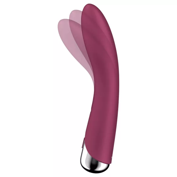 Satisfyer - G-točka vibrator s vrtečo glavo - rdeča