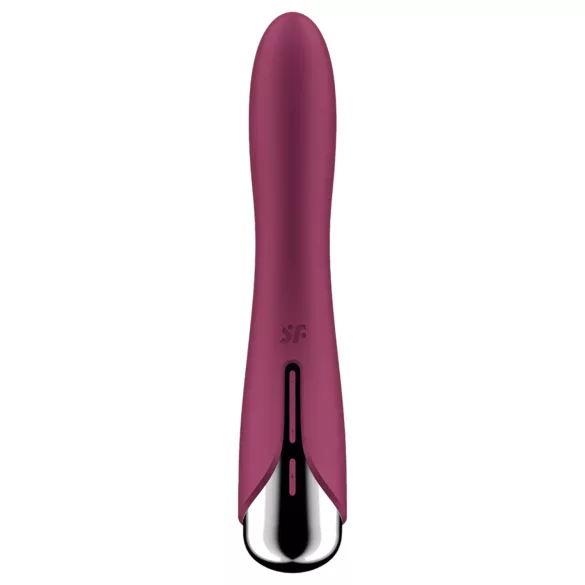 Satisfyer - G-točka vibrator s vrtečo glavo - rdeča