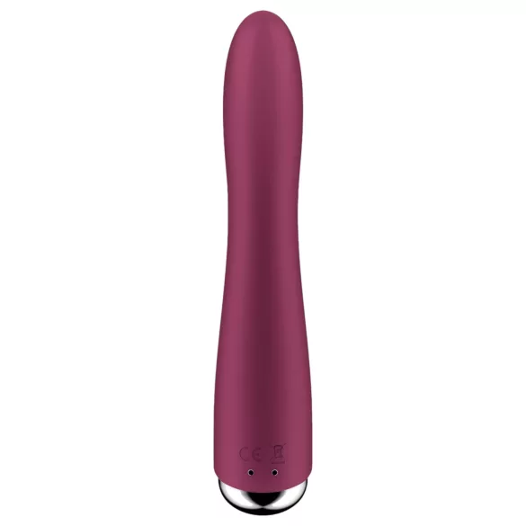 Satisfyer - G-točka vibrator s vrtečo glavo - rdeča