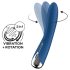 Satisfyer Spinning Vibe 1 - G-točka vibrator z vrtljivo glavo (modra)