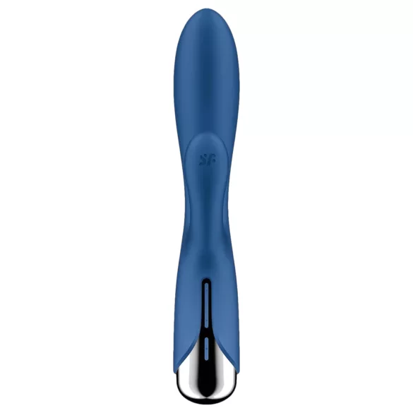 Satisfyer Spinning Rabbit 1 - vibracijski zajček s premikajočo roko - modra