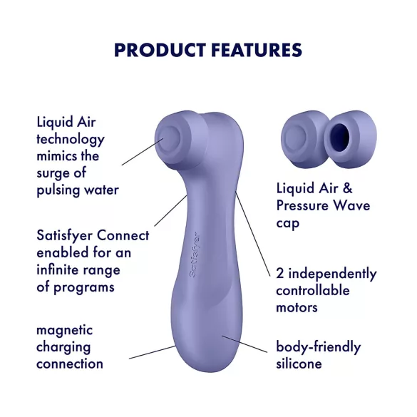 Satisfyer Pro 2 Gen3 - stimulator klitorisa z zračnimi valovi - lila