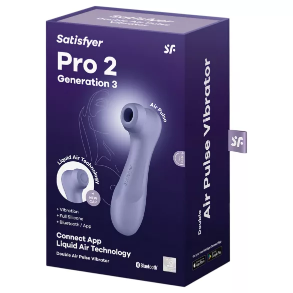 Satisfyer Pro 2 Gen3 - stimulator klitorisa z zračnimi valovi - lila